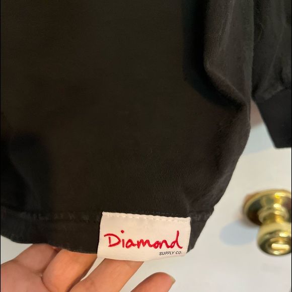 Diamond Supply Co.Black Long Sleeves graphic tee.Size M - Picture 8 of 10